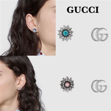 gucci ダブルg フラワーピアス|グッチ ファッションアクセサリーイヤリング/ピアス .